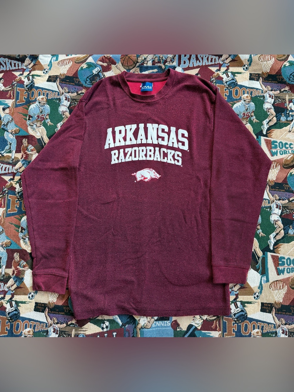 Men’s OVB University of Arkansas Razorbacks Red Sweatshirt